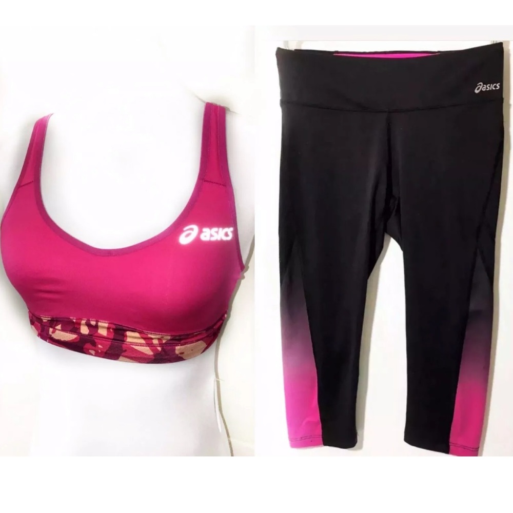 Asics Lot XS Camo Sports Bra Impact Capri Ombré